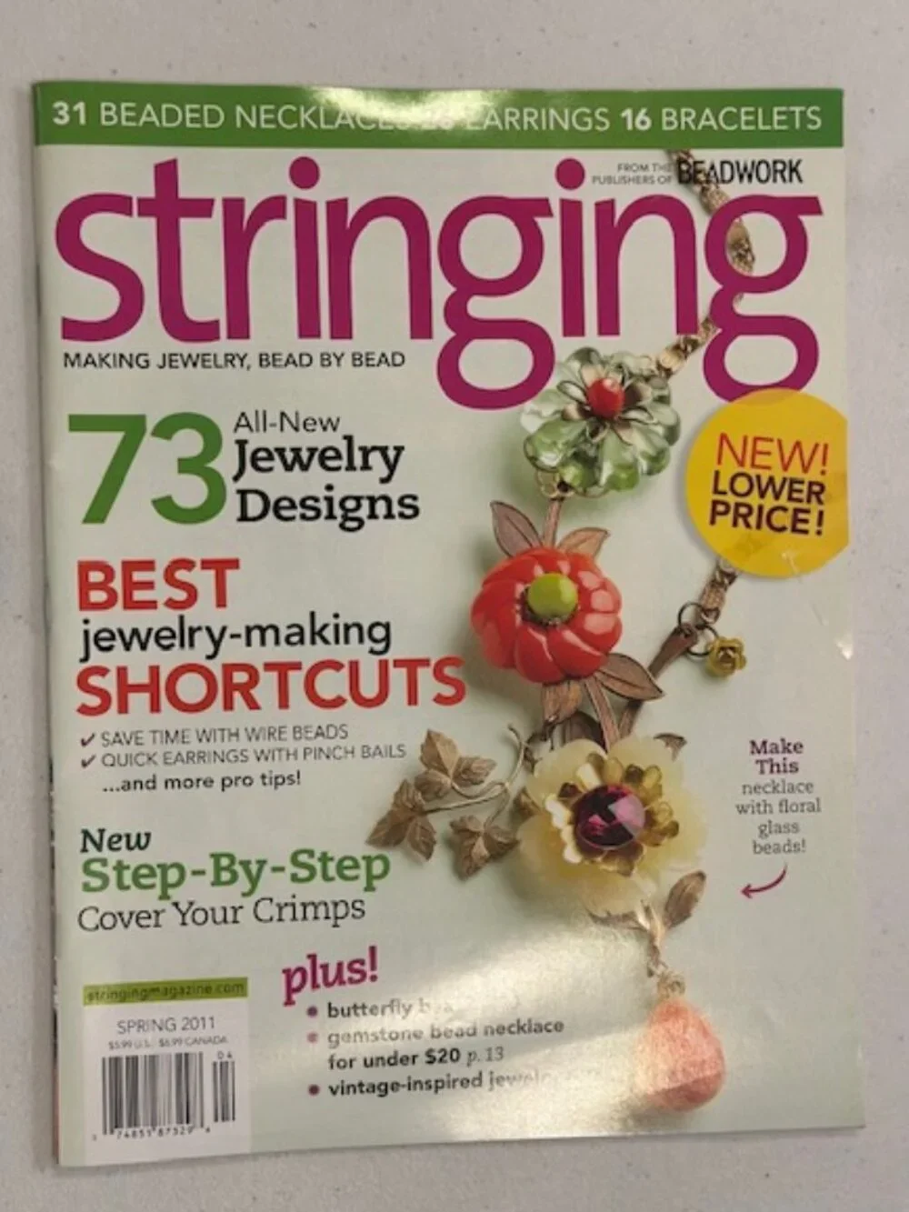FOUR (4) Issues of Stringing Magazine-Spring, Summer, Fall & Winter 2011